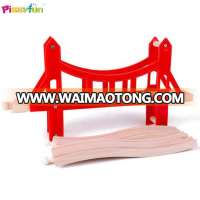 Kids Toy DIY Wooden Train Accessory Bridge AT11183