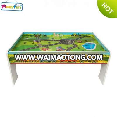 Factory Supplies Luxury Wooden Toy Train Table for Kids AT11172